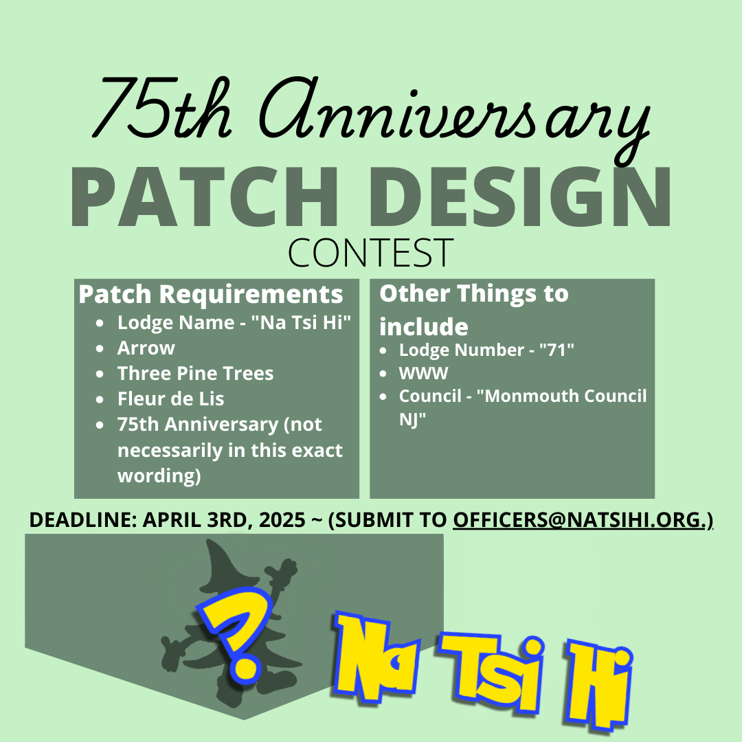 Patch Design Contest 75 Year Anniversary